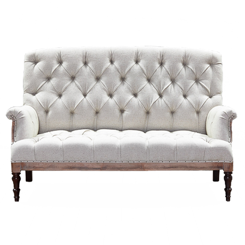 Диван Grace Sofa White Белый Коричневый в Краснодаре | Loft Concept 