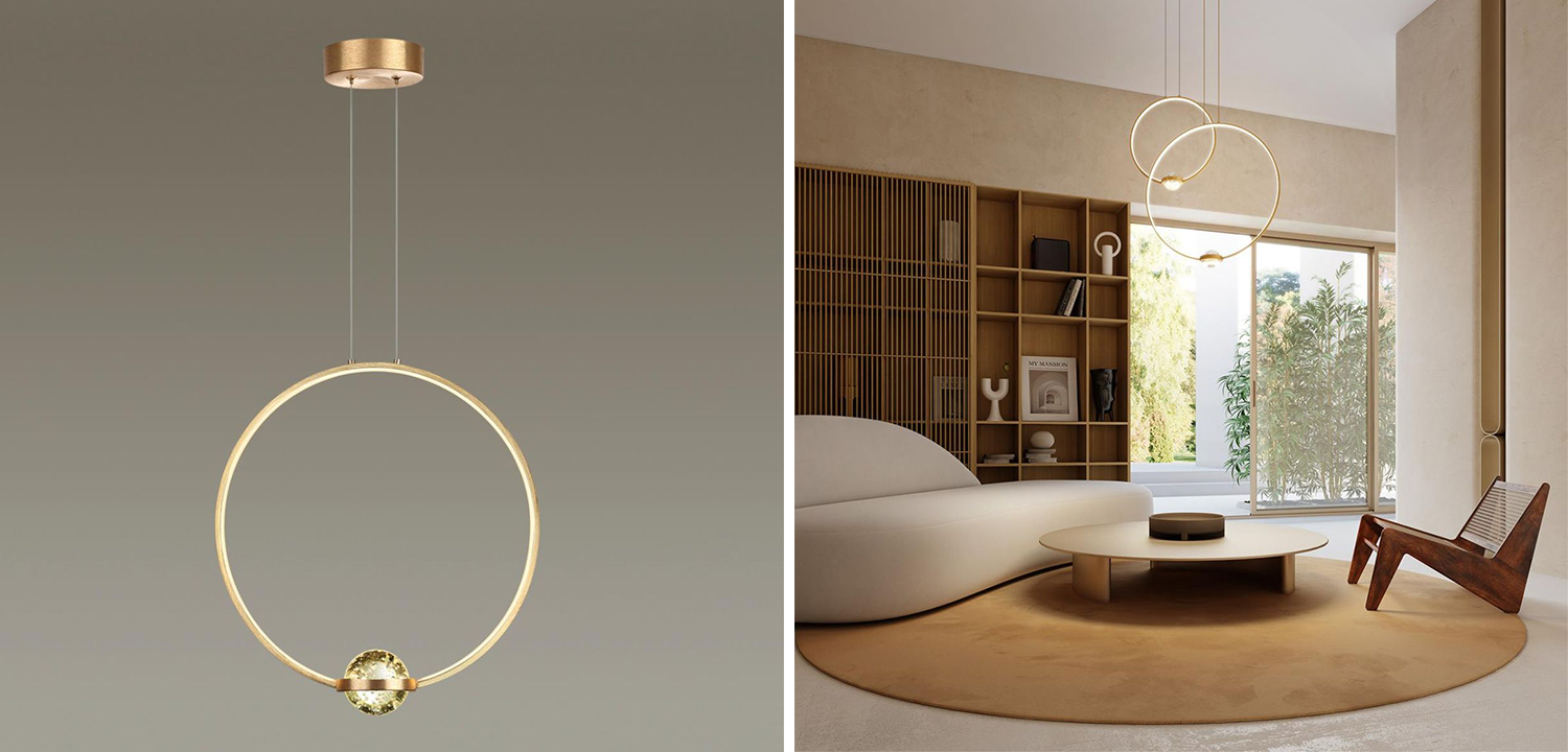 Подвесной светильник Carmen Gold 40 - фото