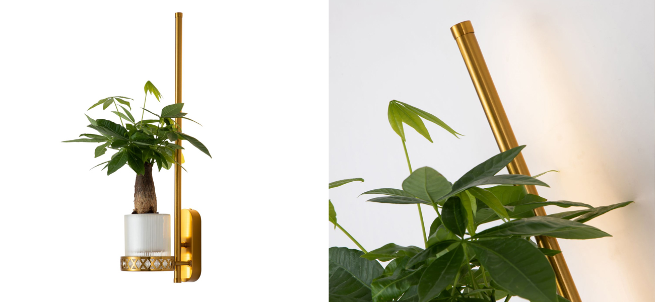 Бра с подставкой для кашпо Plants and Lamps 8 W - фото №1