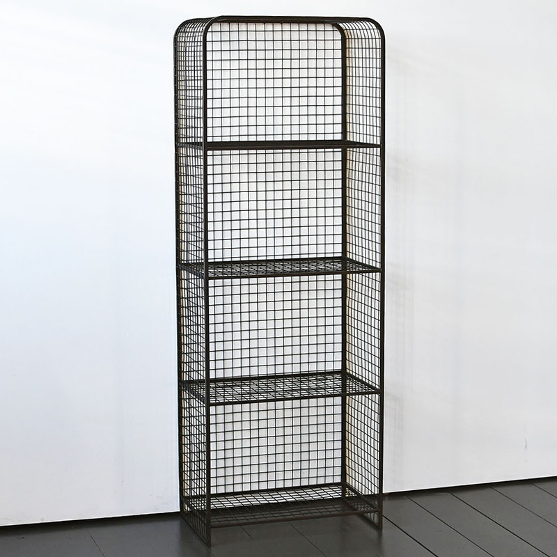 Стеллаж Knott Industrial Metal Rust Rack Черный в Краснодаре | Loft Concept 