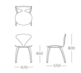 Стул Cherner Side Chair в Краснодаре