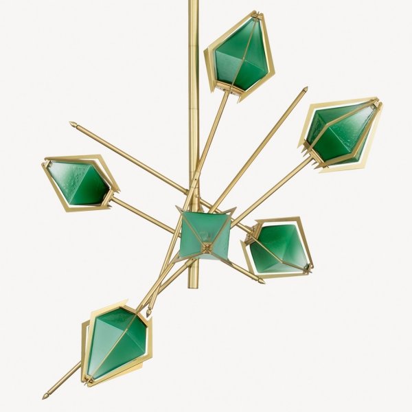 Люстра HARLOW Small Chandelier Gabriel Scott Латунь в Краснодаре | Loft Concept 