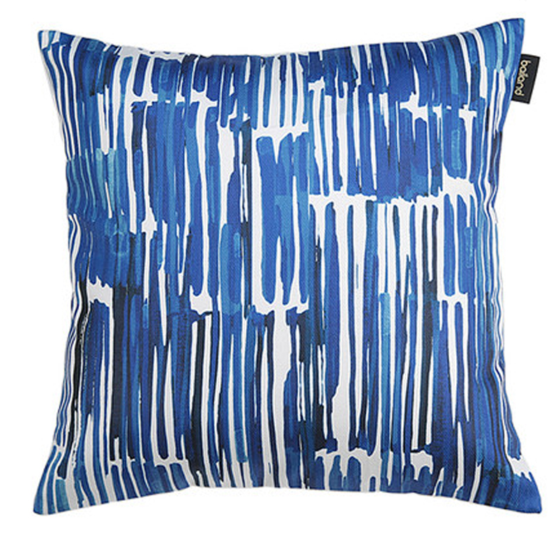 Подушка Pillow Indigo blue Синий Белый в Краснодаре | Loft Concept 