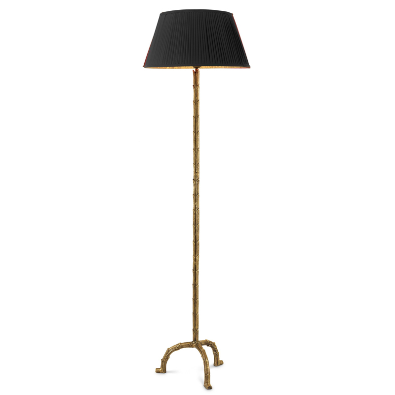 Торшер Eichholtz Floor Lamp Le Coultre Винтажная латунь Черный в Краснодаре | Loft Concept 