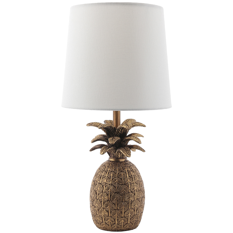 Настольная лампа Pineapple Table lamp Белый Золотой в Краснодаре | Loft Concept 