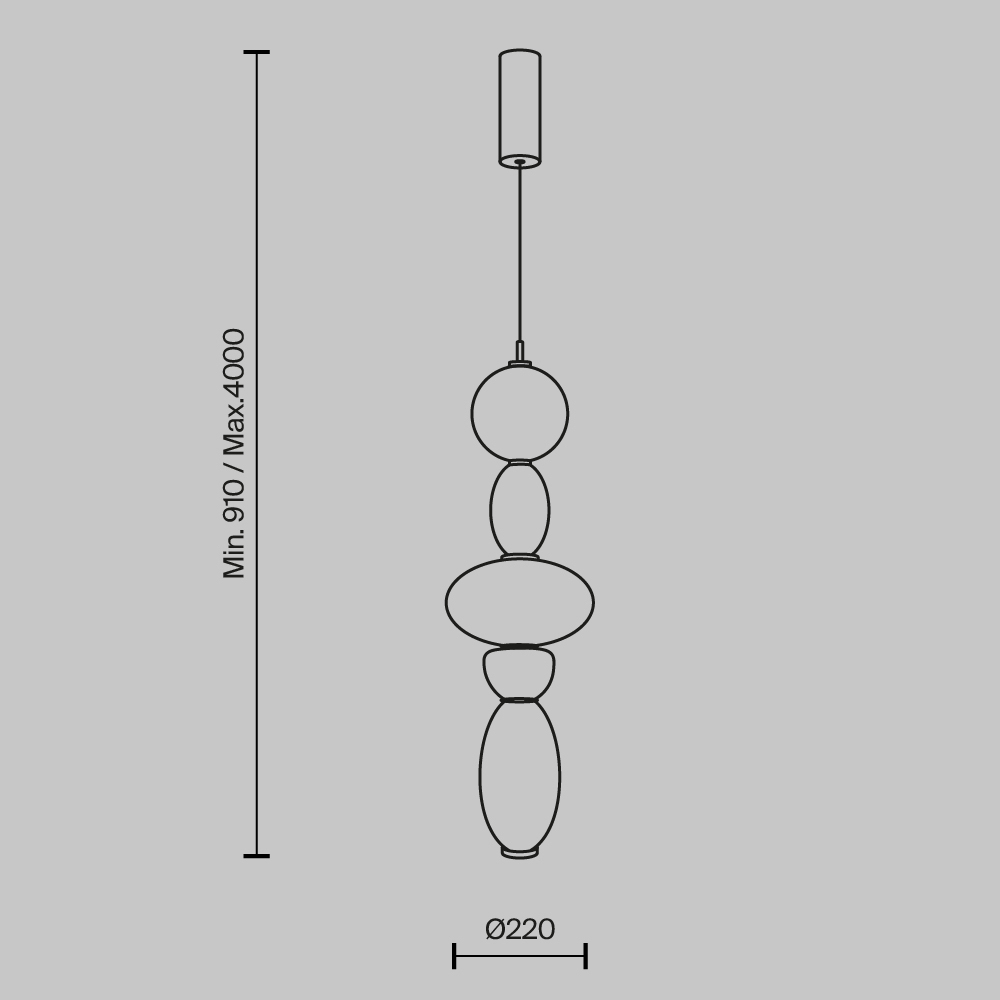Подвесной светильник Adore LED 3000K 23Bт  в Краснодаре