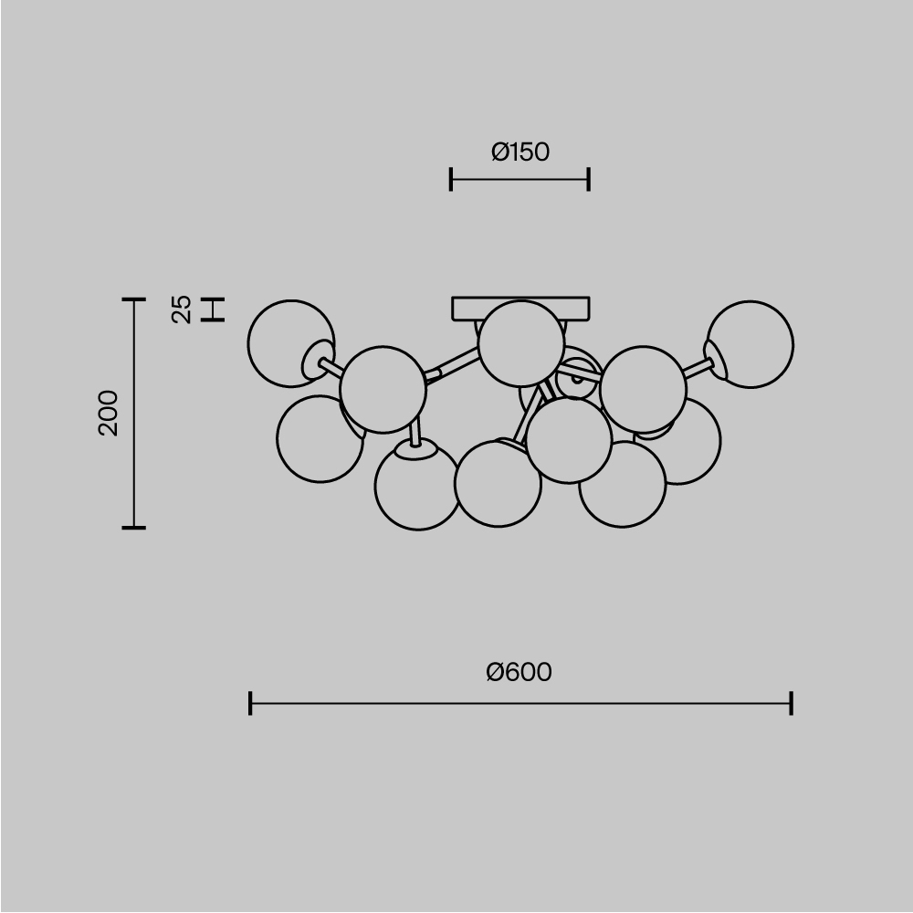 Потолочный светильник Dallas G9 в Краснодаре