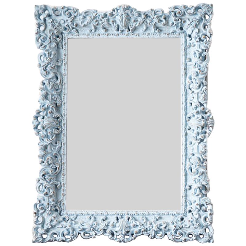 Зеркало Leeuw Mirror Pastel Blue Винтажный голубой в Краснодаре | Loft Concept 