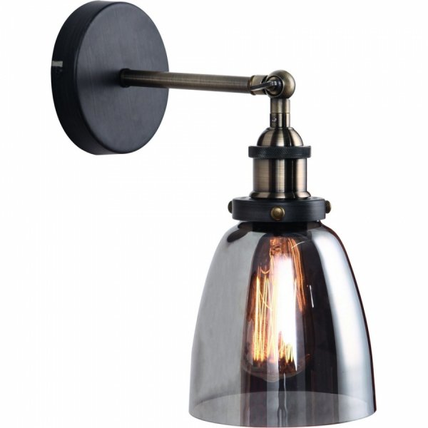 Бра Smoke Glass cloche Wall Lamp  в Краснодаре | Loft Concept 