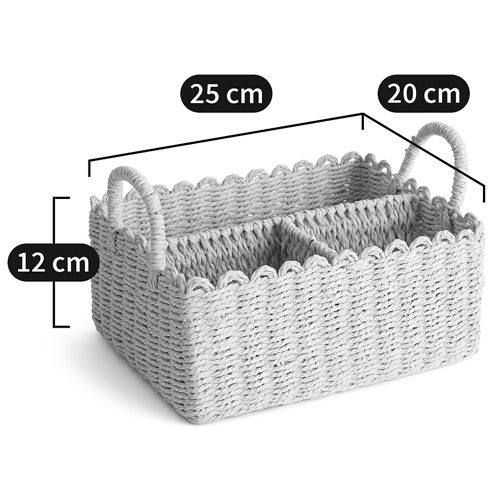 Плетеная корзина Hughie Wicker Basket в Краснодаре