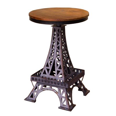 Барный стул Eiffel Tower Bar Stool Коричневый Черный в Краснодаре | Loft Concept 