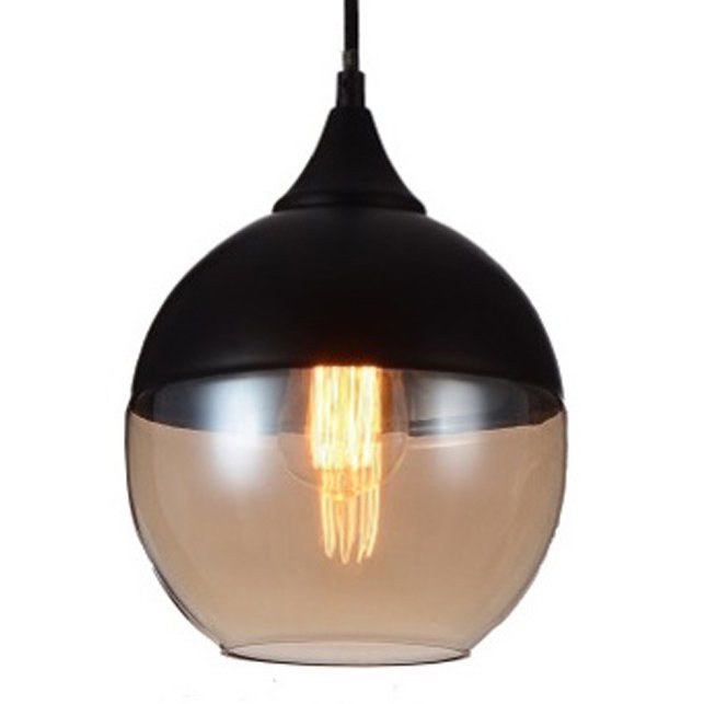 Подвесной светильник Smoke Glass Light Pendant Sphere  в Краснодаре | Loft Concept 