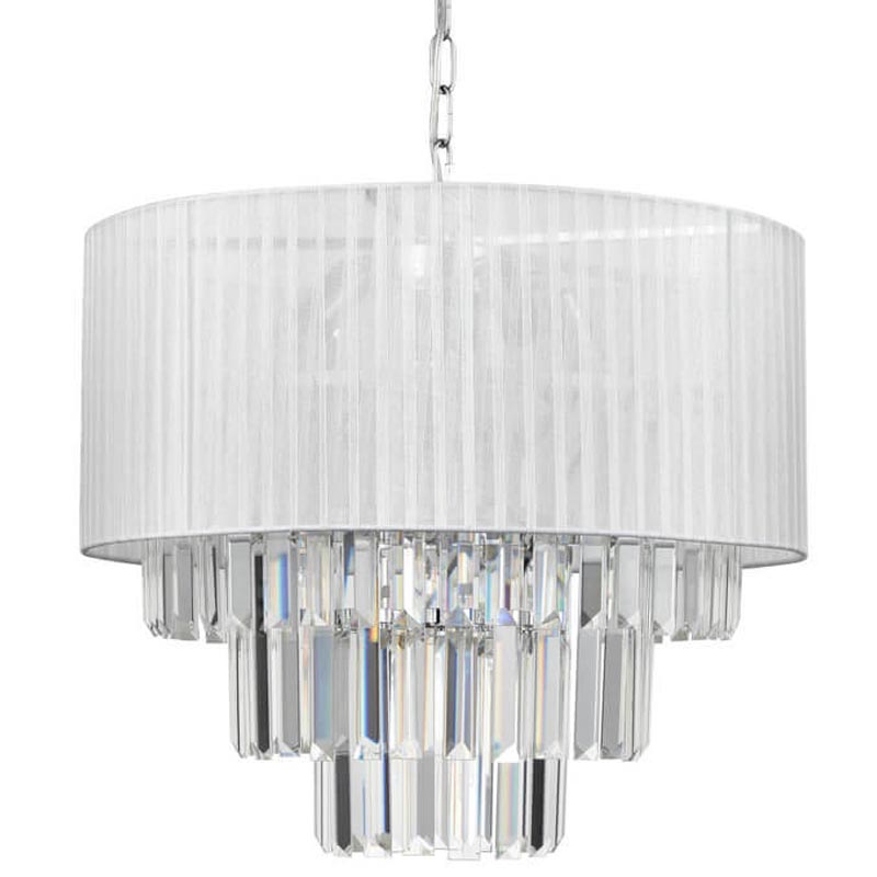 Люстра Laurella Chandelier Прозрачный (Transparent) Хром в Краснодаре | Loft Concept 