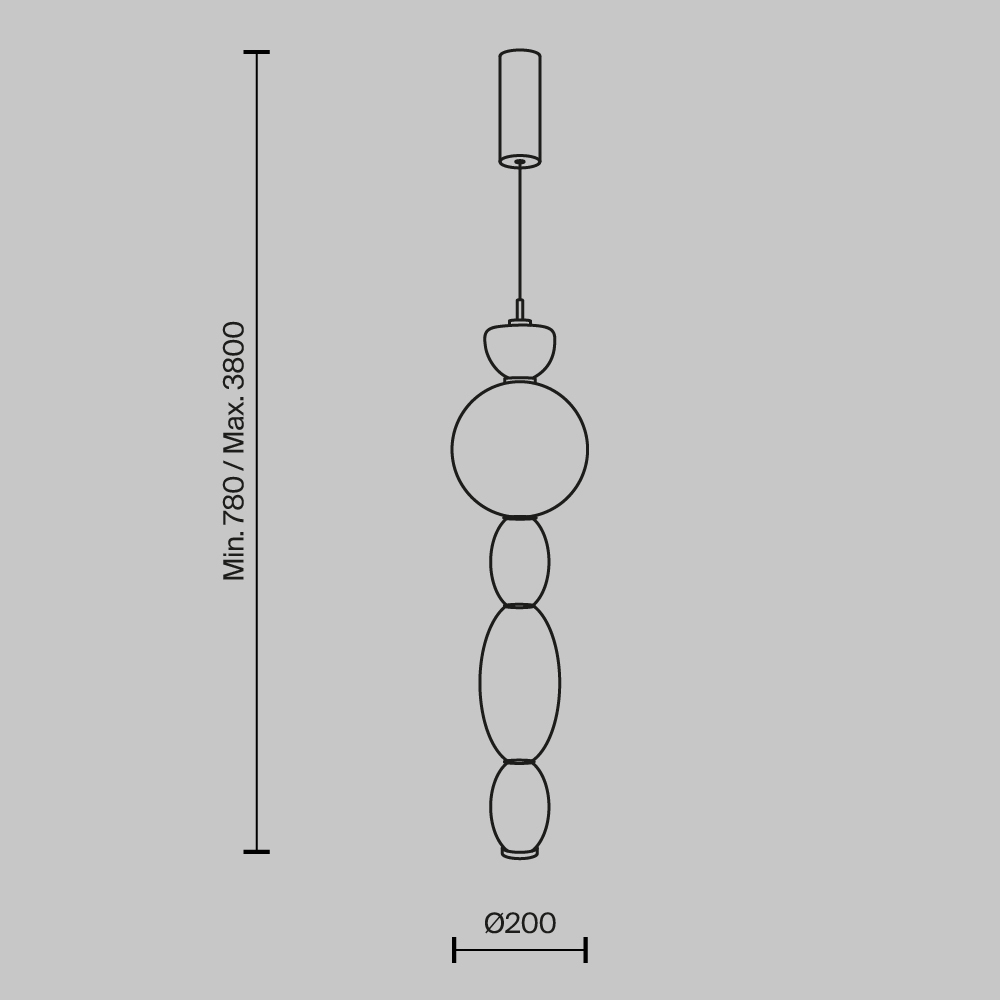 Подвесной светильник Adore LED 3000K 17Bт в Краснодаре