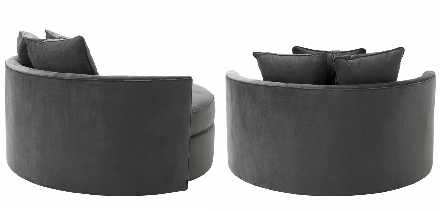 Диван Eichholtz Sofa Carlita Granite grey - фото №1