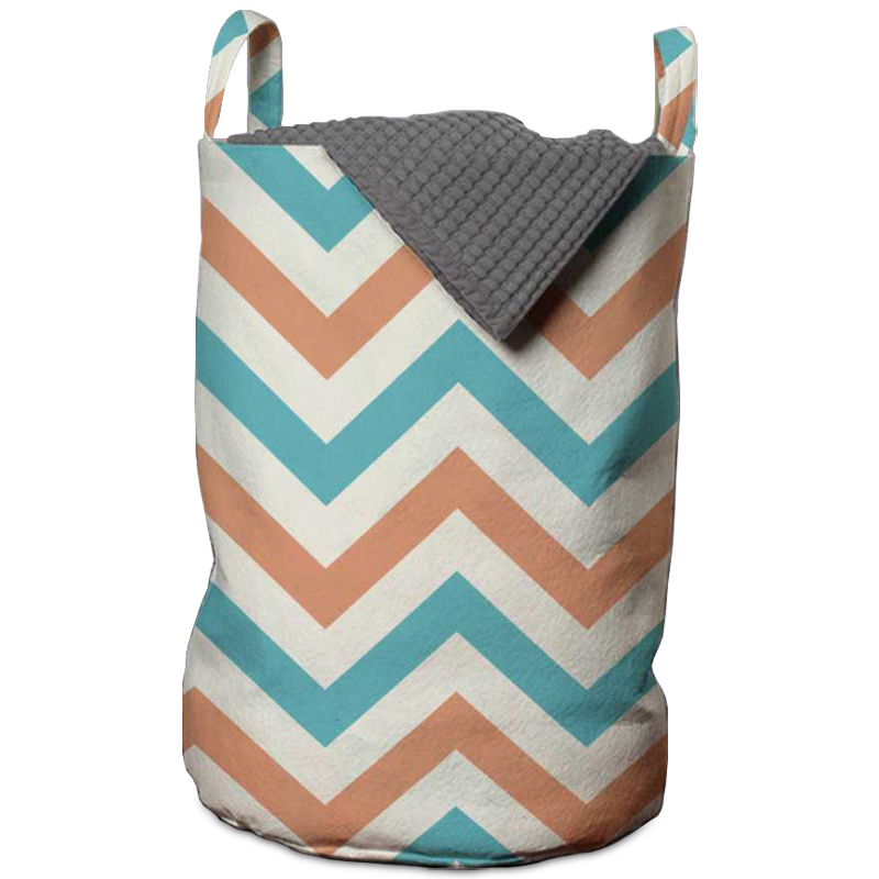 Корзина Turquoise Chevron Basket Мульти в Краснодаре | Loft Concept 