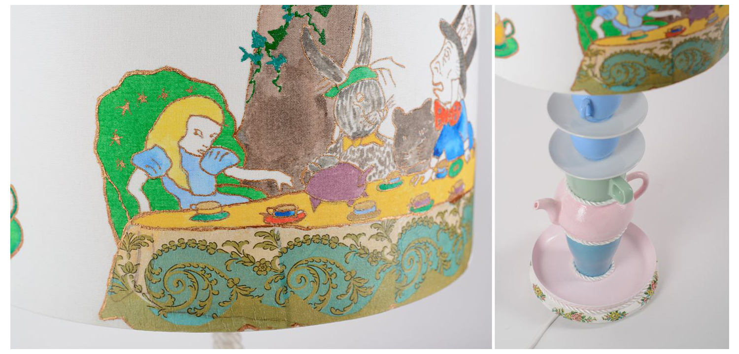 Настольная лампа Алиса в стране чудес - фото