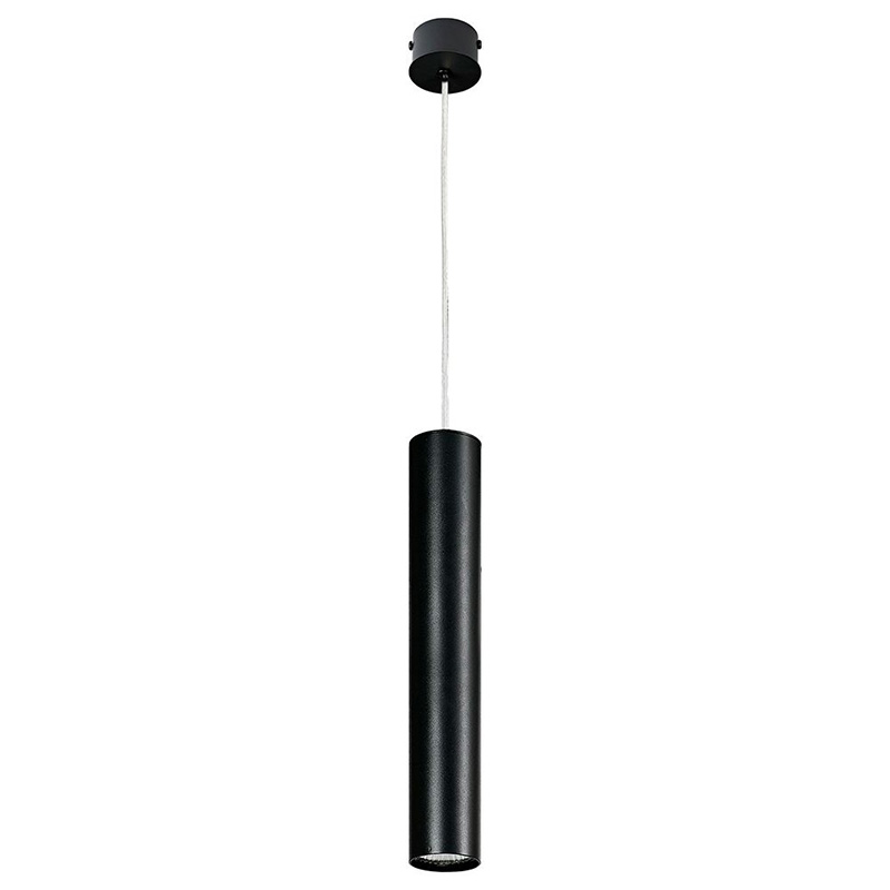 Подвесной светильник Luis Trumpet Tube Black Lamp  Черный в Краснодаре | Loft Concept 