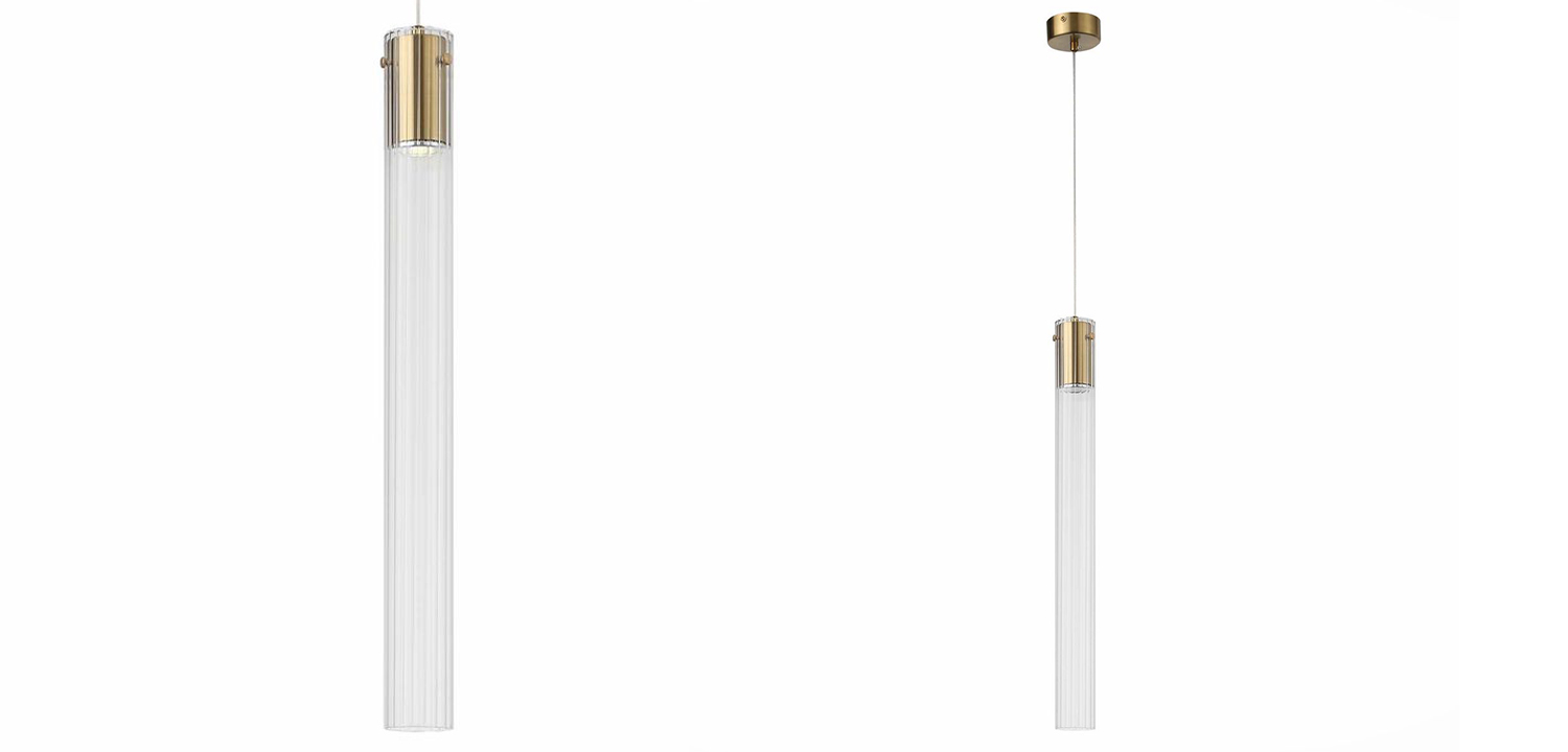 Подвесной светильник Jenae Glass Tube 65 - фото