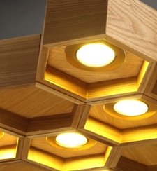 Люстра Honeycomb 6 Loft Wooden Ecolight