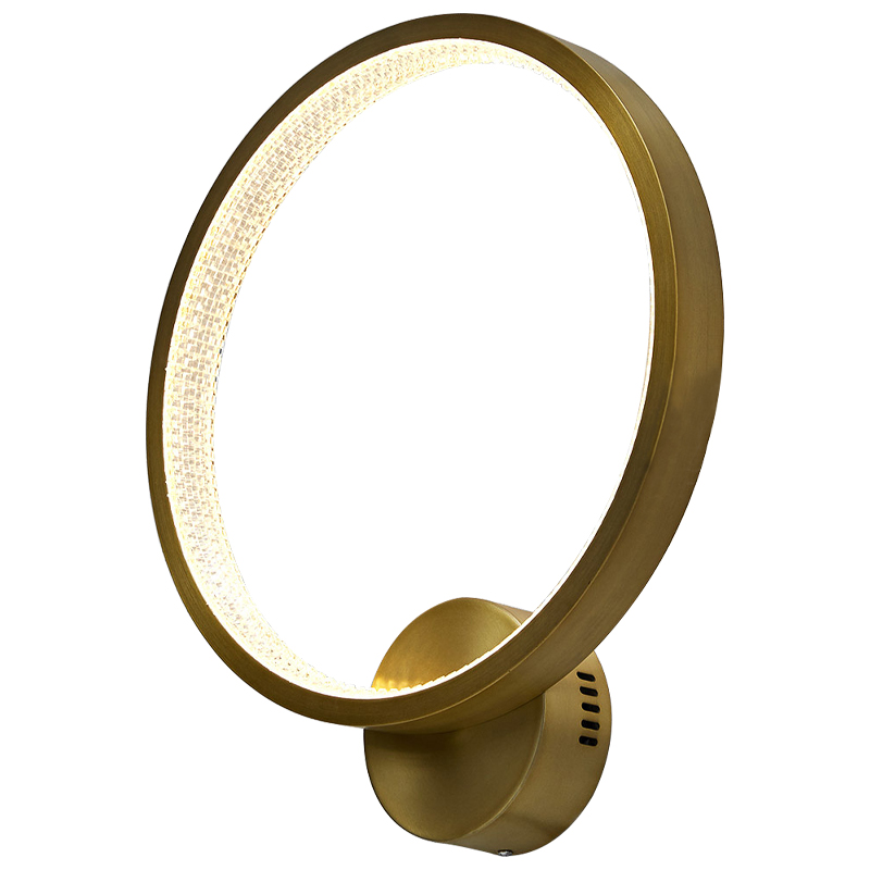 Бра Ring Light Gold Sconce Золотой в Краснодаре | Loft Concept 