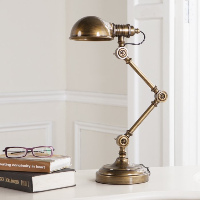 Настольная лампа Brass Steampunk Table Lamp Бронза в Краснодаре | Loft Concept 