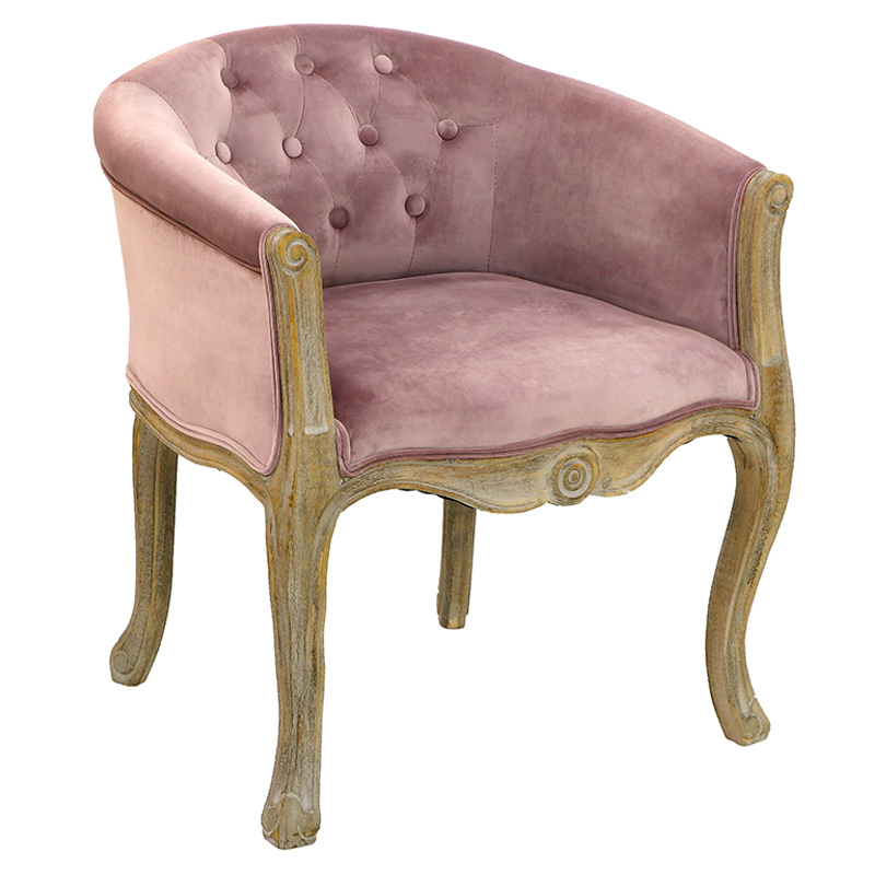 Кресло French Provence Armchair Roderic pink Розовый пастельный в Краснодаре | Loft Concept 