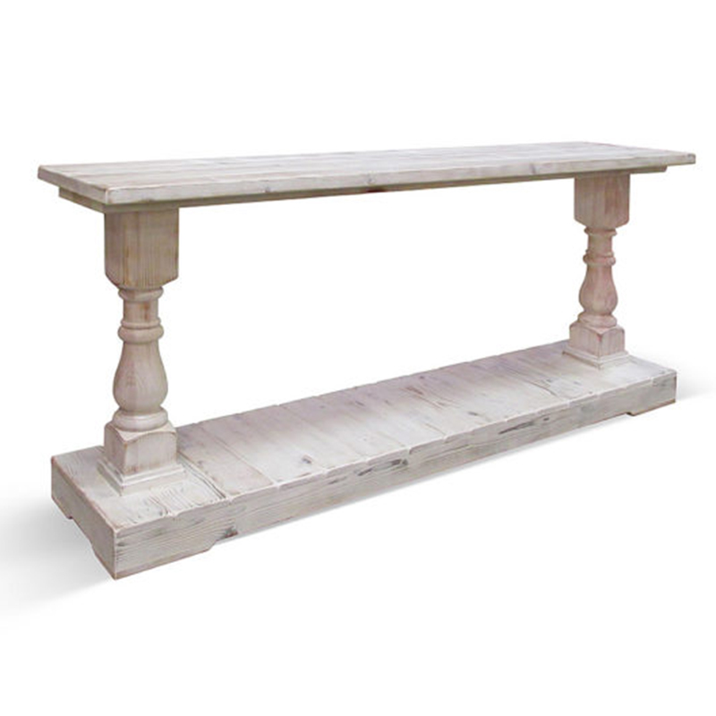 Консоль Oxford Washed Antique White Console Белый в Краснодаре | Loft Concept 