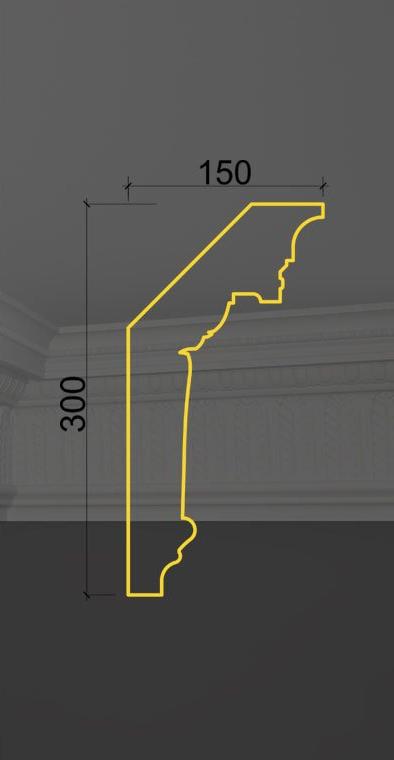 Карниз с орнаментом KO-14 в Краснодаре