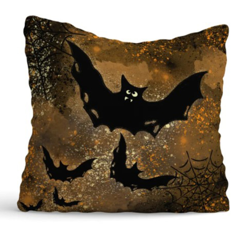 Подушка Halloween Bat Черный Серый в Краснодаре | Loft Concept 