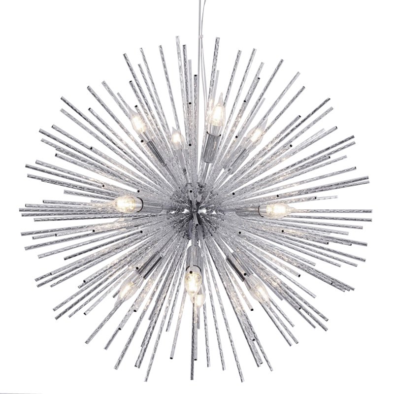 Люстра Sputnik Silver Chandelier Серебряный в Краснодаре | Loft Concept 