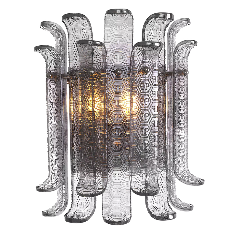 Бра Philipp Plein Wall Lamp Rodeo Drive Серый в Краснодаре | Loft Concept 