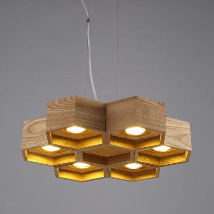 Люстра Honeycomb 6 Loft Wooden Ecolight  в Краснодаре | Loft Concept 