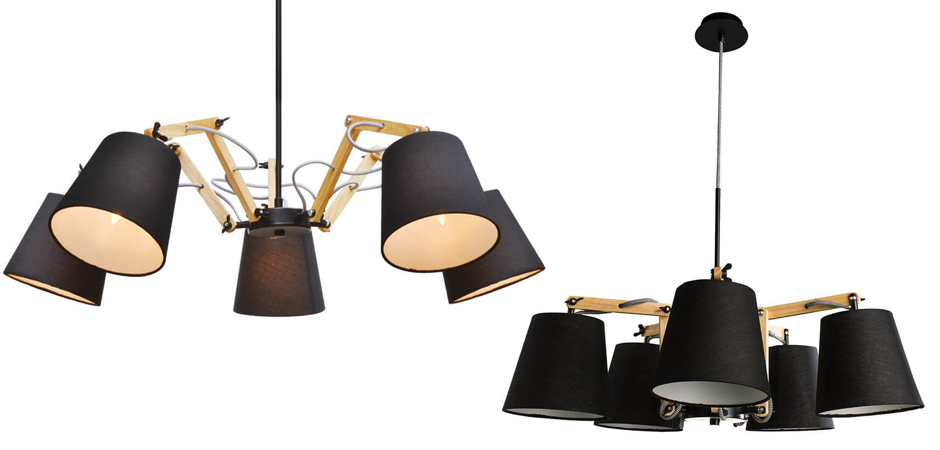 Люстра Woodland Pendant 5 Black Люстра Woodland Pendant 5 Black - Loft-Concept в Краснодаре