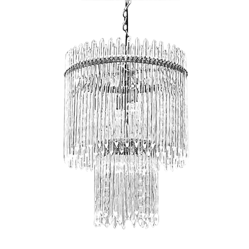 Люстра Icicles Chandeliers Хром Прозрачный в Краснодаре | Loft Concept 