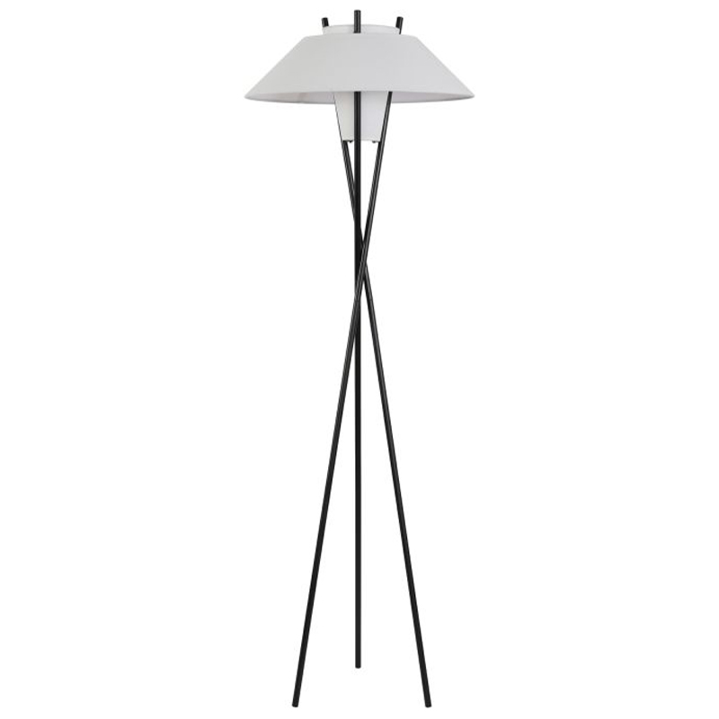 Торшер Chaney Floor Lamp Белый Черный в Краснодаре | Loft Concept 