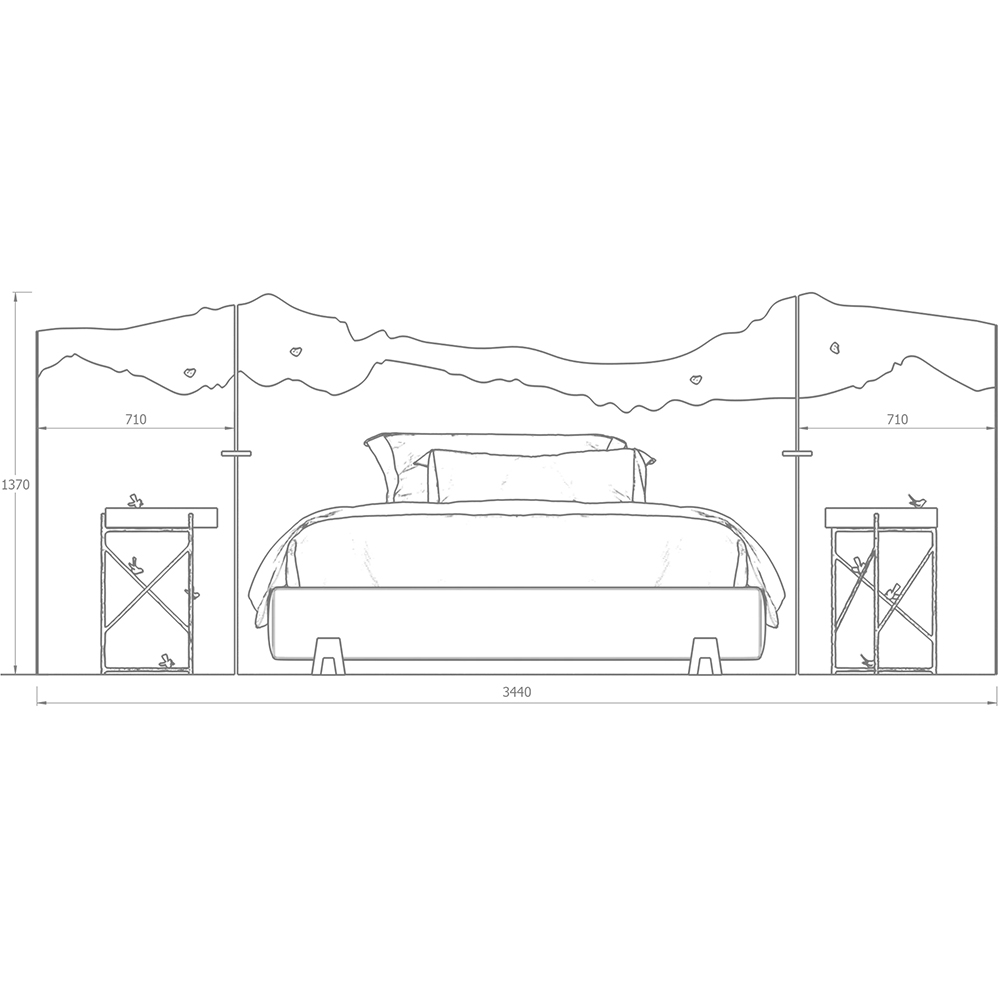 Кровать Okinawa в Краснодаре