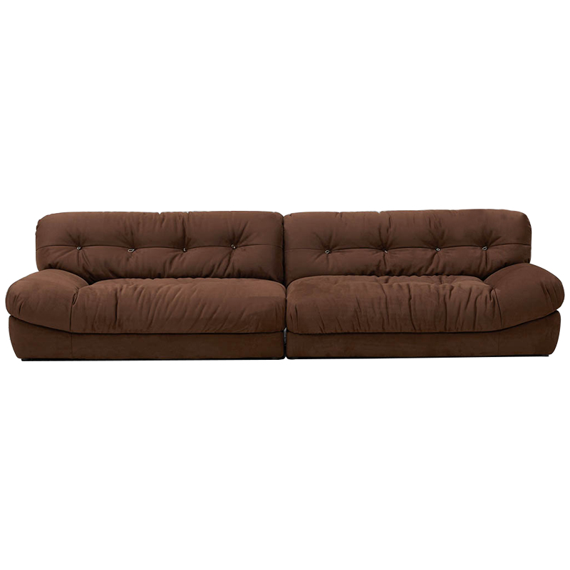 Диван коричневый Harlan Sofa Brown Коричневый в Краснодаре | Loft Concept 