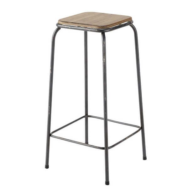 Барный стул Industrial Metal Rust Kraft Barstool Коричневый Сталь в Краснодаре | Loft Concept 