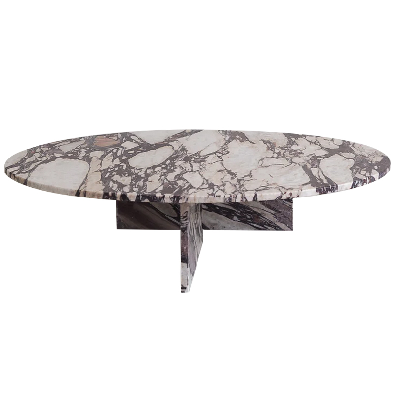 Кофейный стол Enzo Marble Coffee table Серый Бежево-серый Коричневый в Краснодаре | Loft Concept 