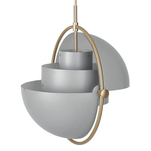 Люстра Louis Weisdorff Multi-lite Pendant Gray Латунь Серый в Краснодаре | Loft Concept 