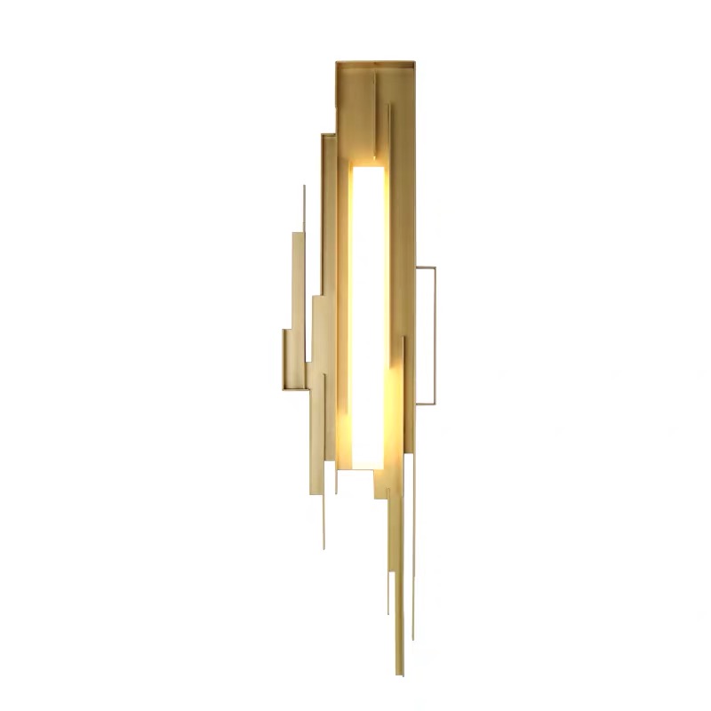 Бра Flowing Metal Sconce Золотой в Краснодаре | Loft Concept 