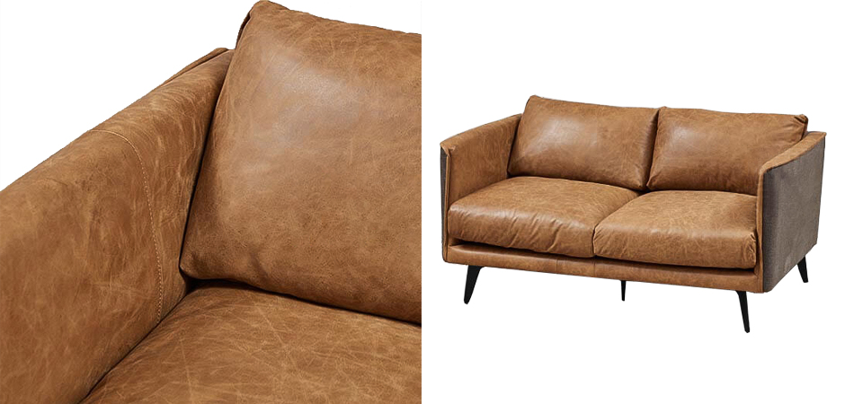 Диван Caramel Leather Sofa Диван Caramel Leather Sofa - Loft-Concept в Краснодаре