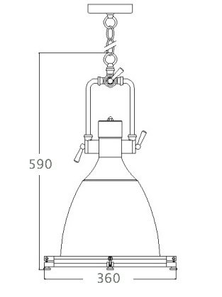 Светильник Copper Industrial Pendant Light Postapokalipsis в Краснодаре