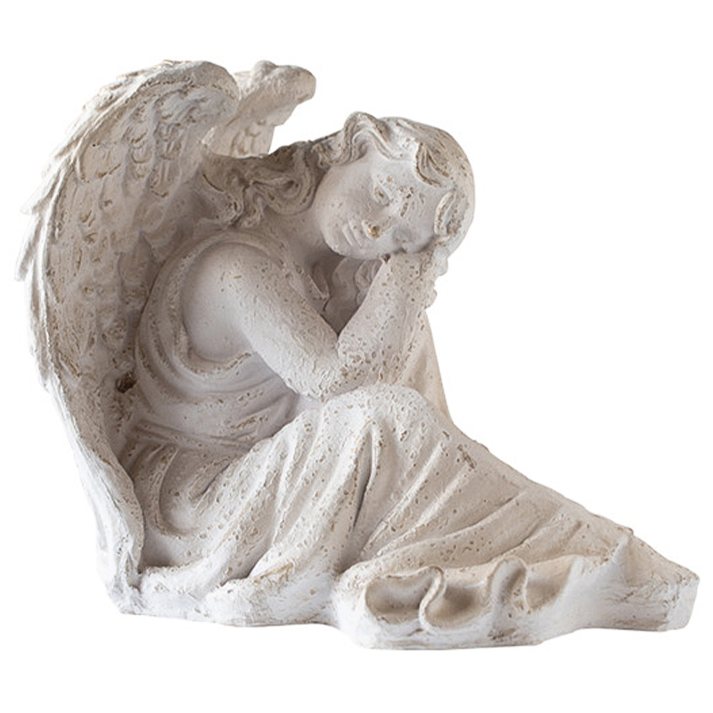 Статуэтка Angel Sitting Provence Statuette Белый в Краснодаре | Loft Concept 