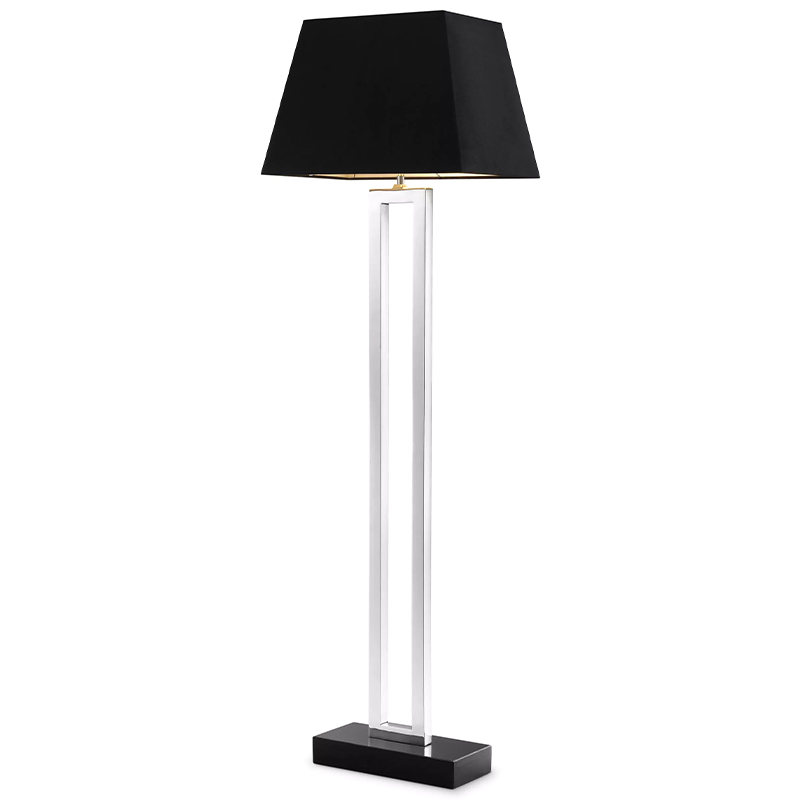 Торшер Eichholtz Floor Lamp Arlington Черный Никель в Краснодаре | Loft Concept 