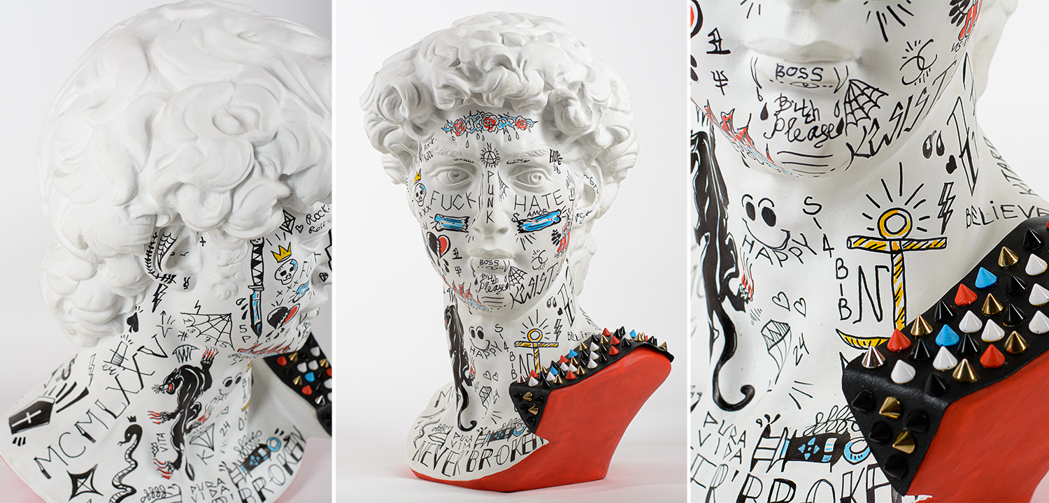 Статуэтка Bust of David PUNK - фото