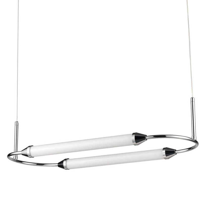 Подвесной светильник Giopato & Coombes CIRQUE Pendant Ellipse Horizontal Chrome Хром в Краснодаре | Loft Concept 