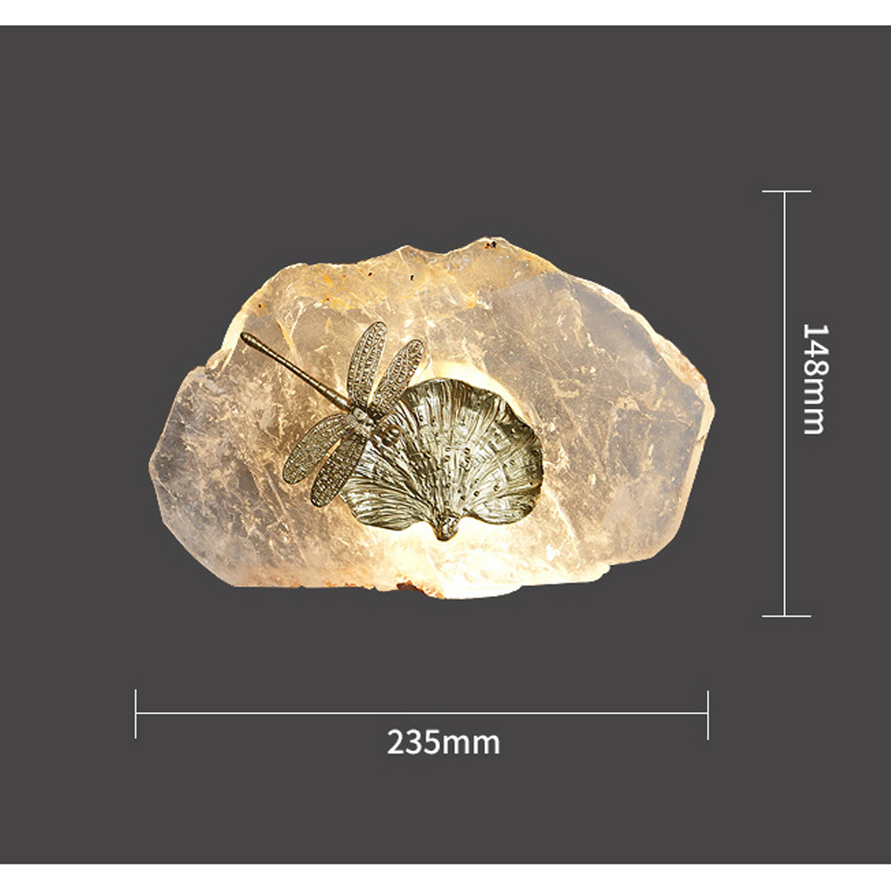 Бра Декоративный лист с стрекозой Glacial Fragment Бра Декоративный лист с стрекозой Glacial Fragment в Краснодаре
