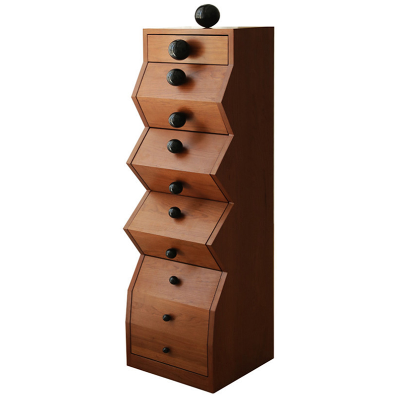 Комод Garton Wooden Forms Chest Of Drawers Коричневый Черный в Краснодаре | Loft Concept 